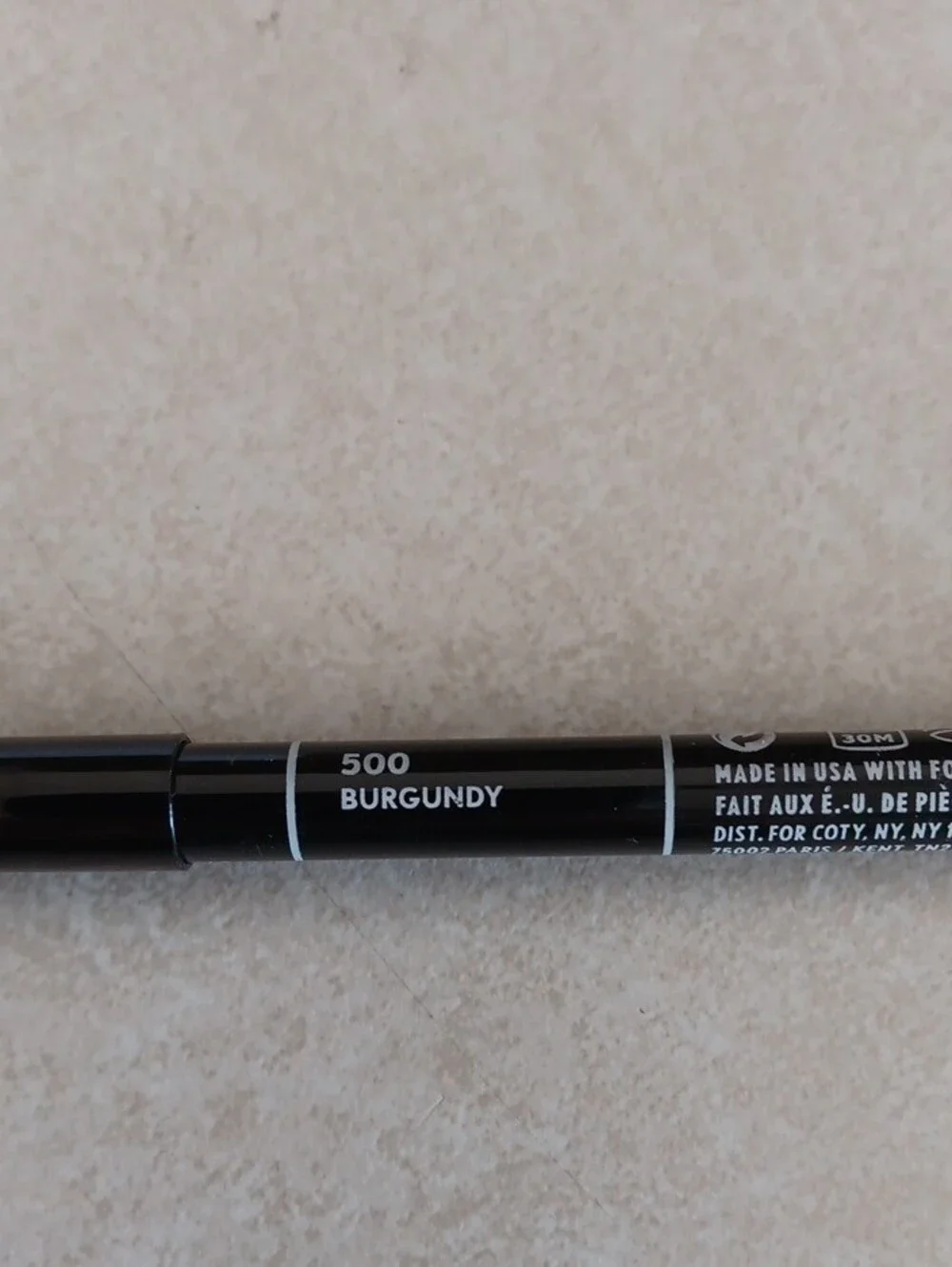 COVERGIRL Kohl Eyeliner Pencil in Deep Burgundy and Black